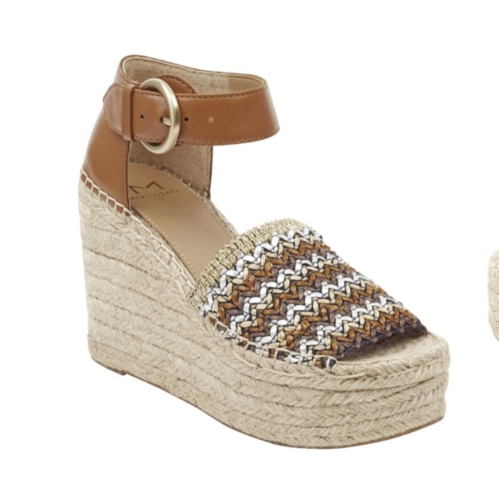 NEW MARC FISHER LTD Alida Espadrille Platform Wedge